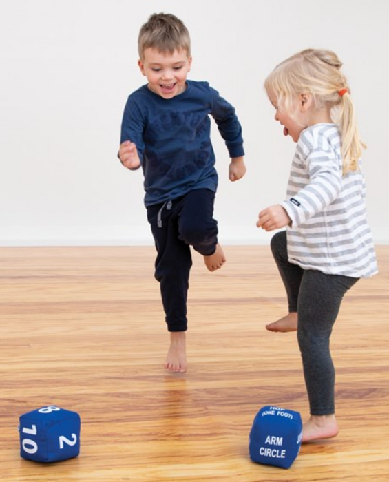 Kids Playing Hart Sport Movement Dice Motor Skills Activity