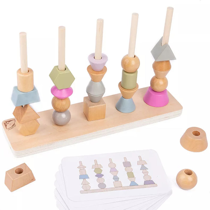 Wooden Shape Stacker