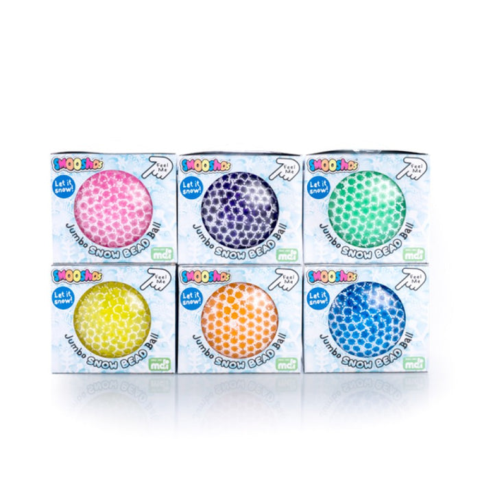 Smoosho's Jumbo Snow Bead Ball with Gel Beads 