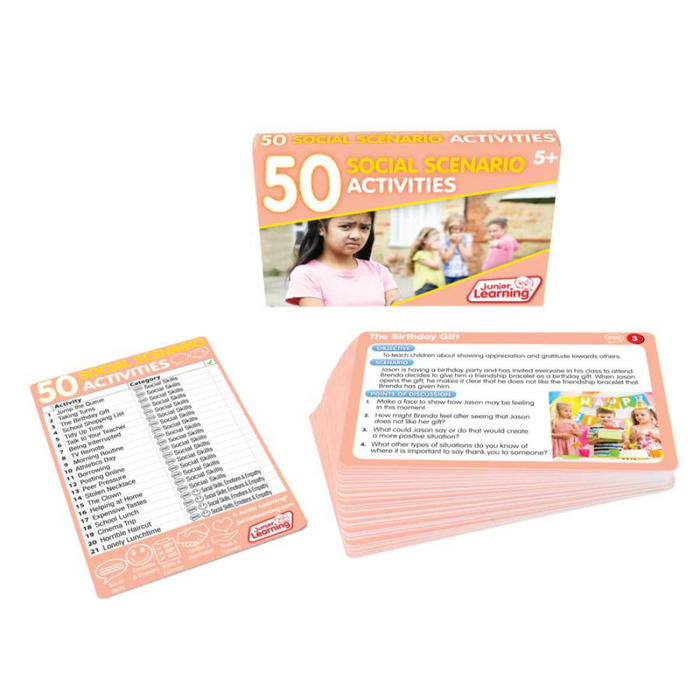 Junior Learning Activity Card Pack (Emotions, Social Skills and Mindfulness)