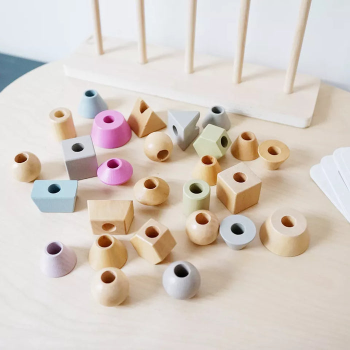 Wooden Shape Stacker